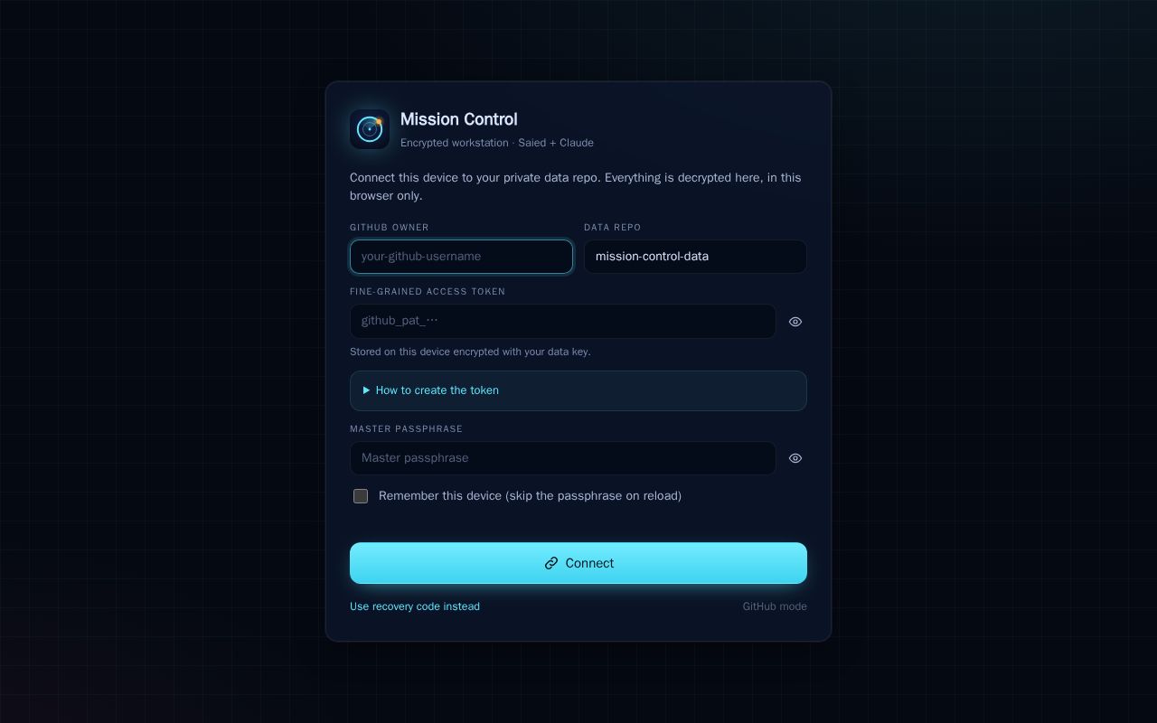 Preview of Mission Control