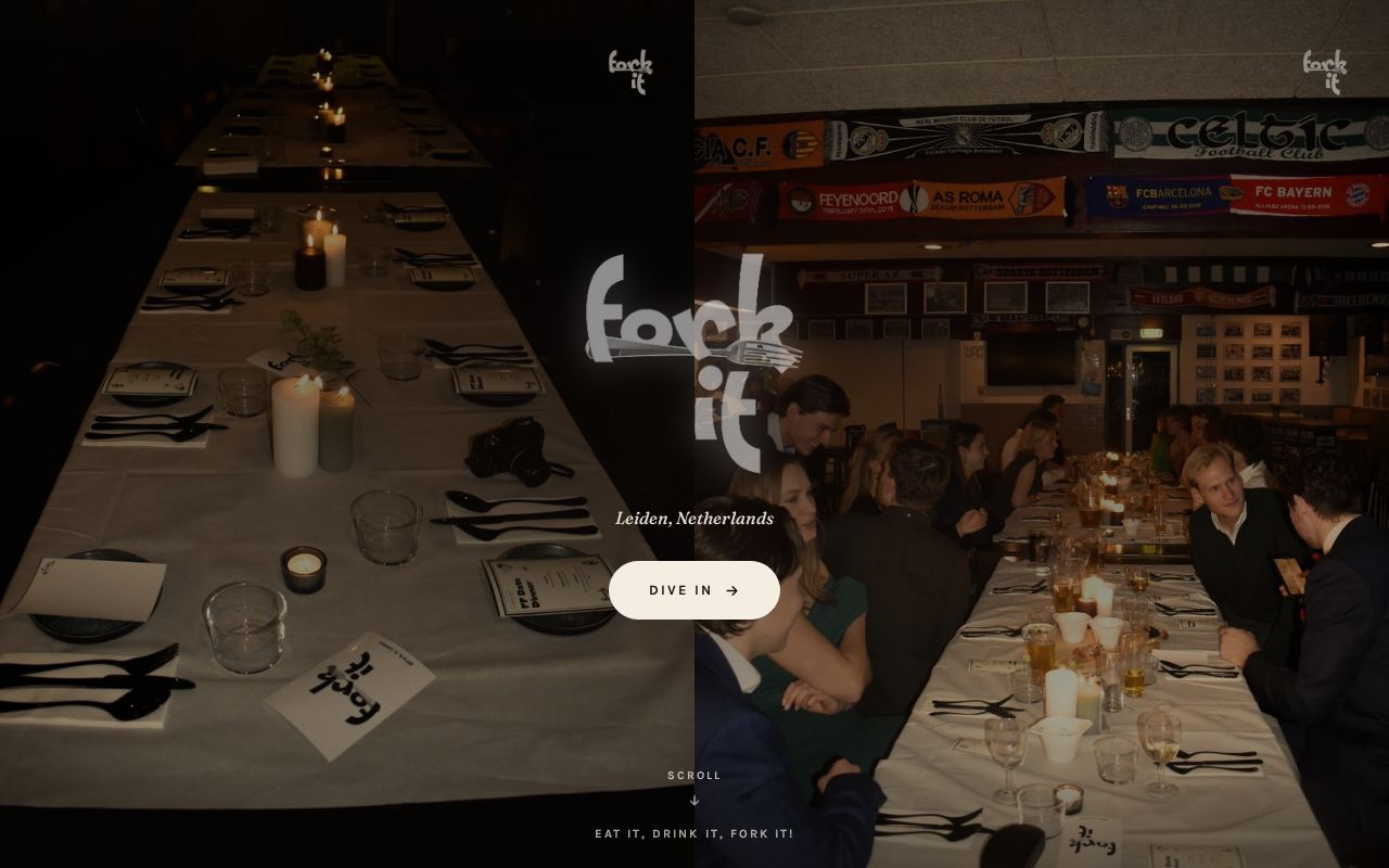 Preview of Fork It Website