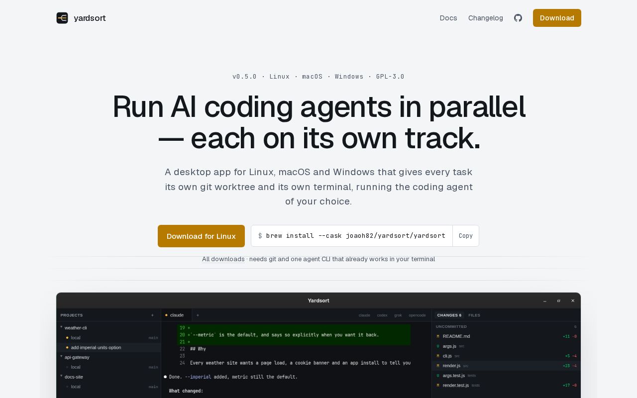 Preview of Yardsort
