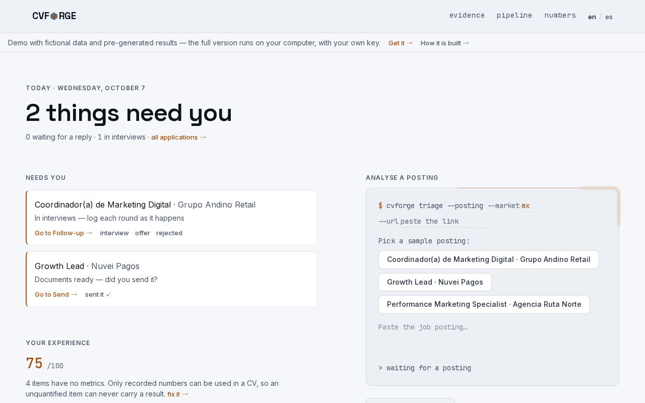 Preview of Cvforge