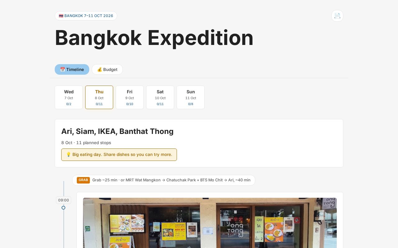 Preview of Bangkok Trip