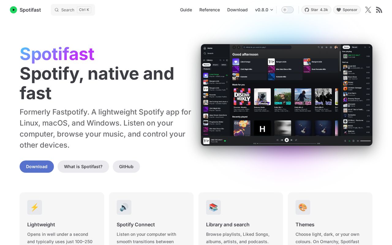 Preview of Spotifast