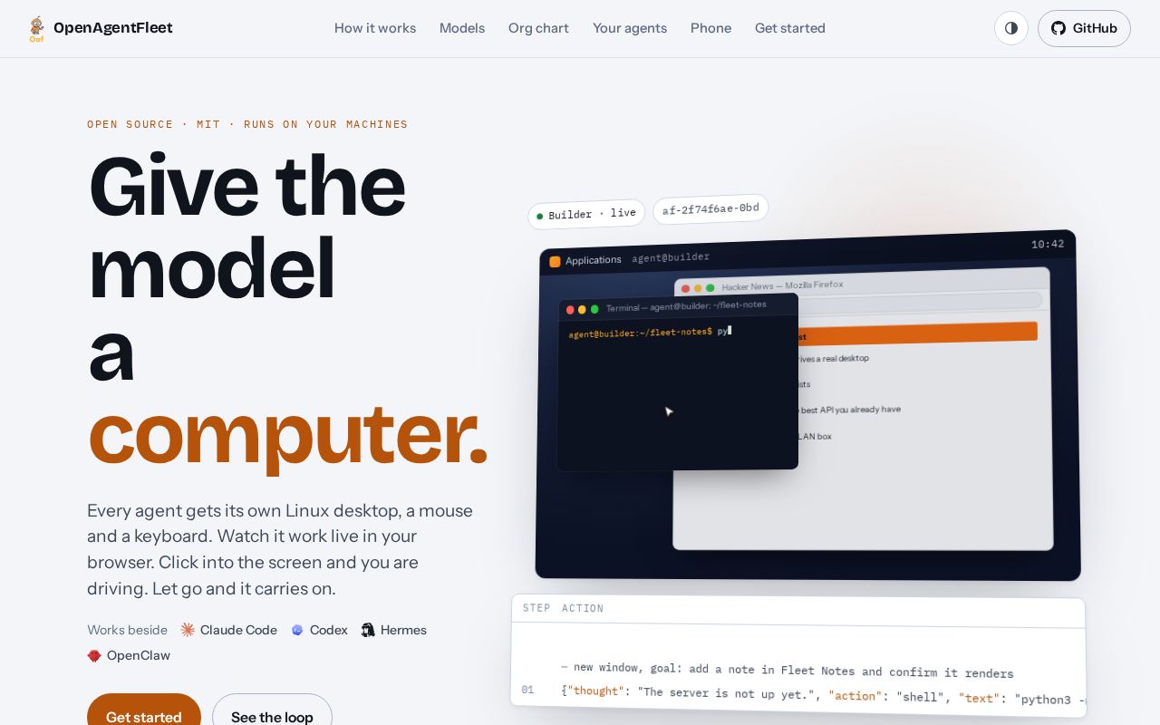 Preview of OpenAgentFleet