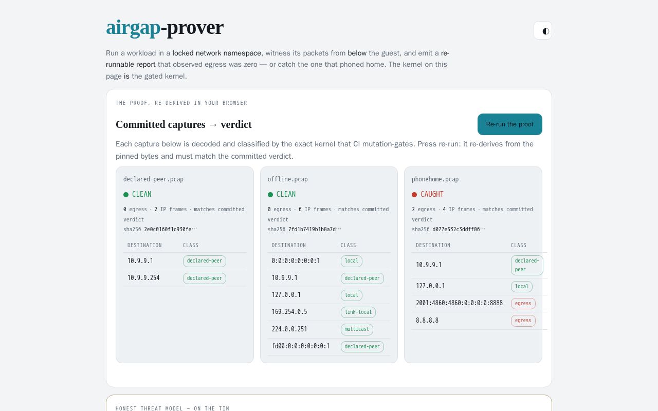 Preview of Airgap Prover