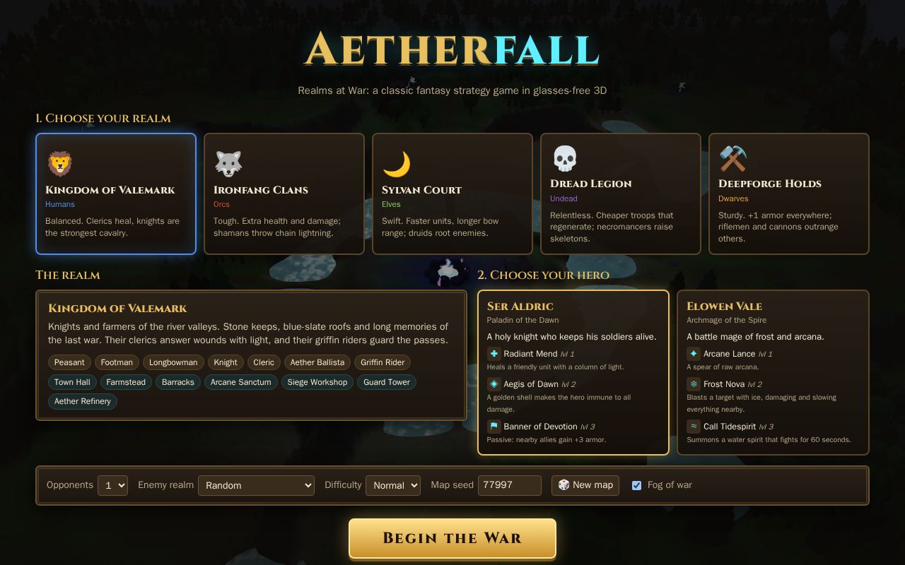 Preview of Displayxr Aetherfall