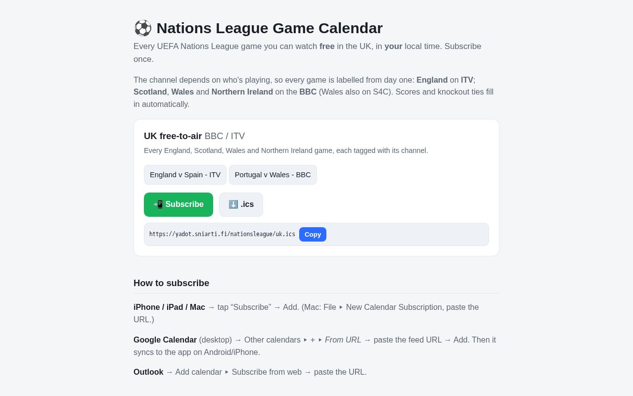 Preview of Nationsleague