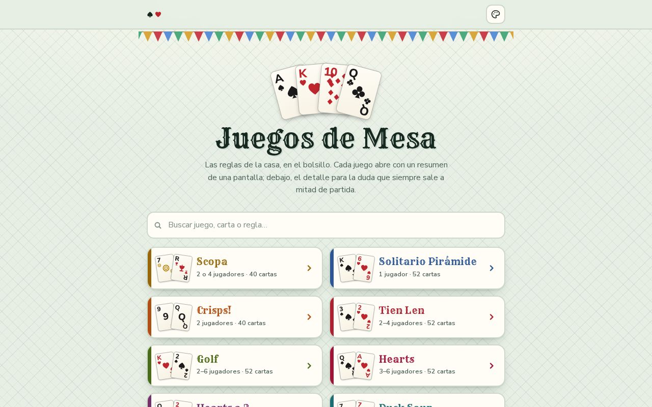 Preview of Juegos de Mesa