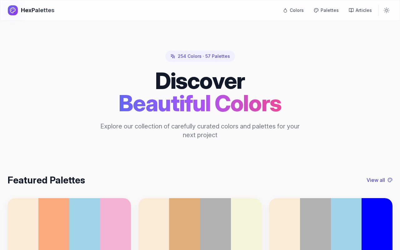Preview of Hexpalettes