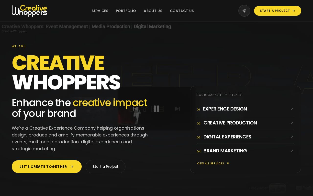 Preview of Creative Whoppers Experience
