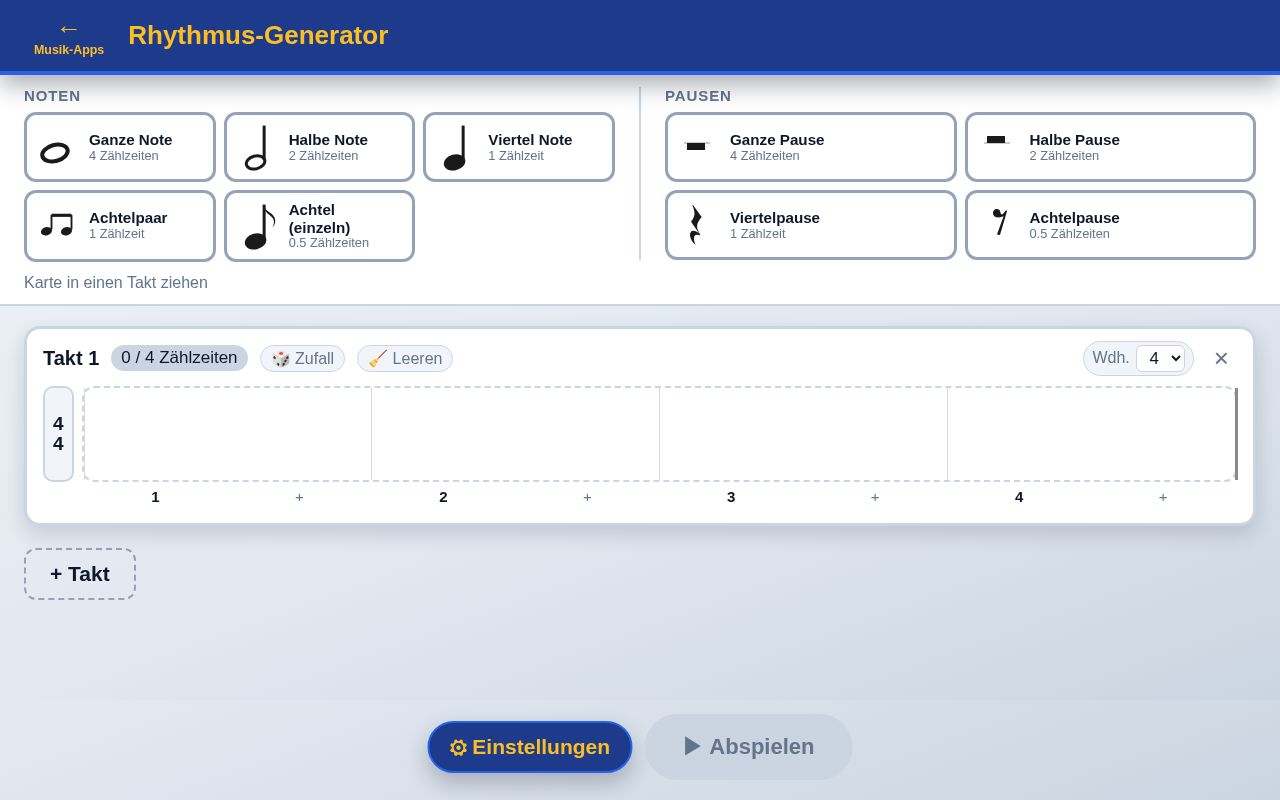 Preview of Rhythmus Generator