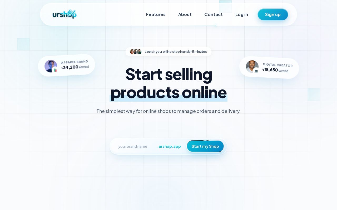 Preview of Urshop Web