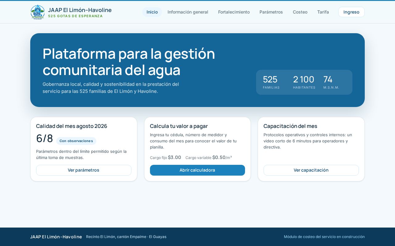 Preview of ProyectoAguaGobernable Rbac