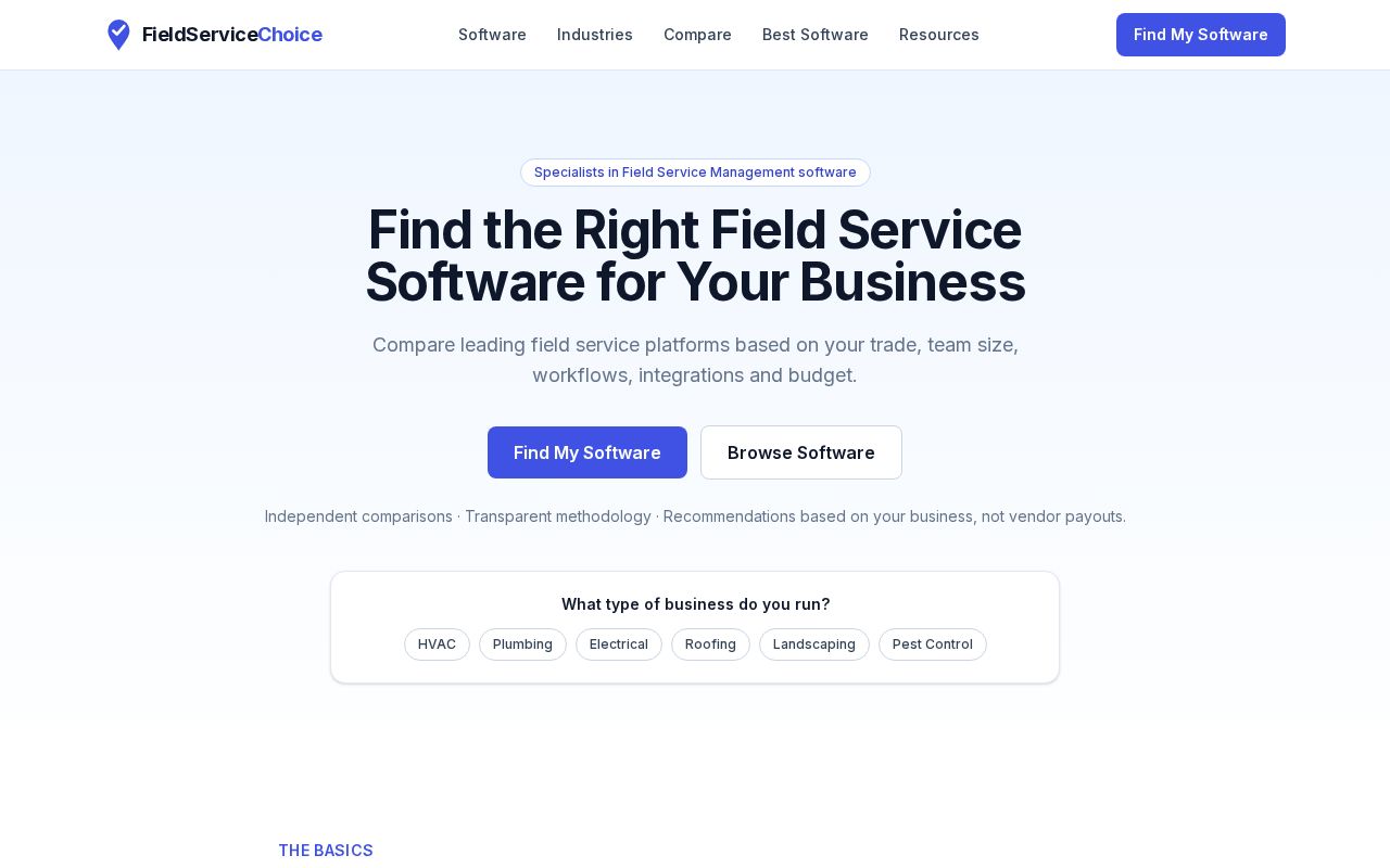 Preview of Fieldservicechoice