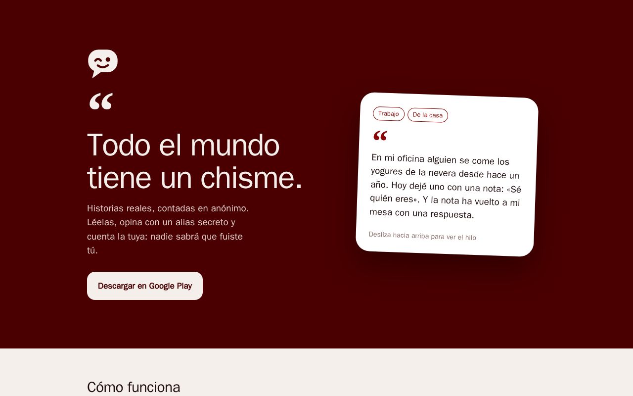 Preview of Chismosa