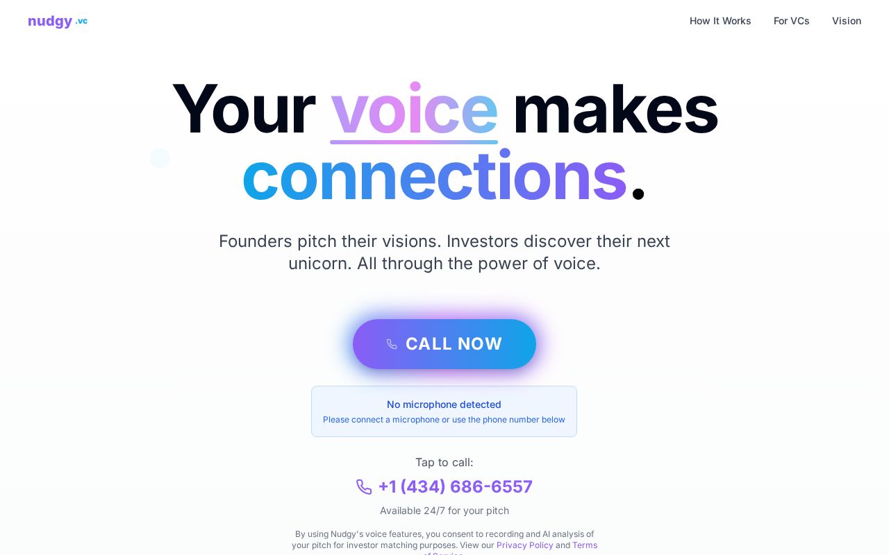 Preview of Nudgy (Call Now: +14346866557)