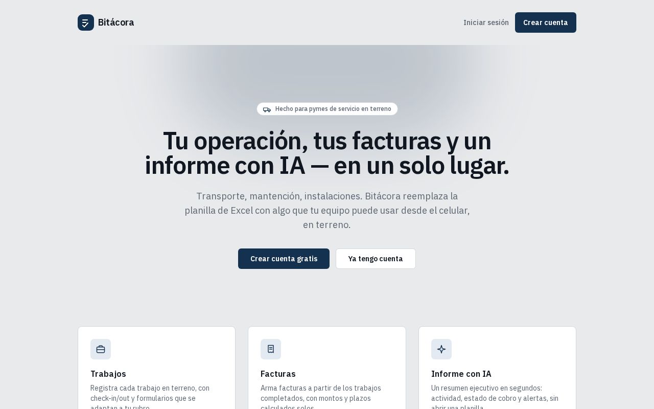 Preview of Proyecto de app para bitacoras de trabajo