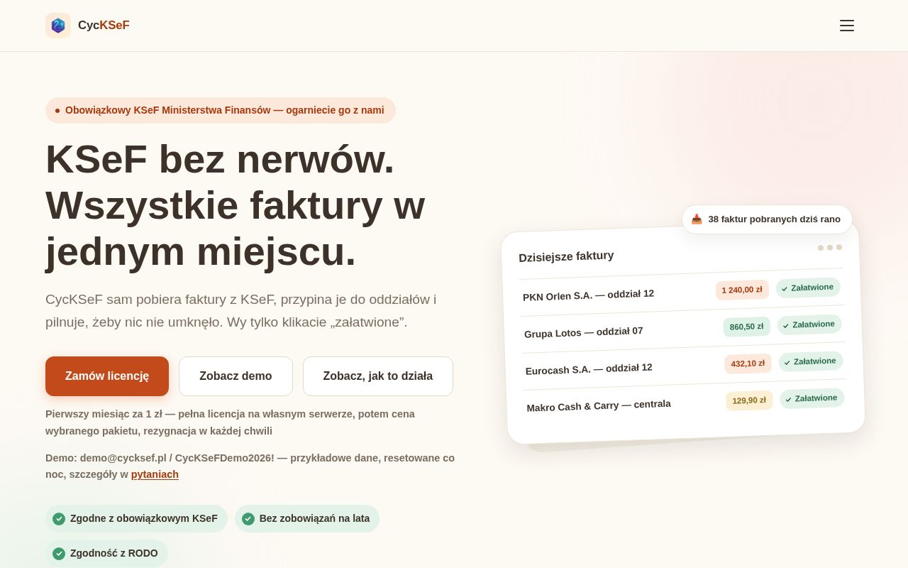Preview of CycKSeF