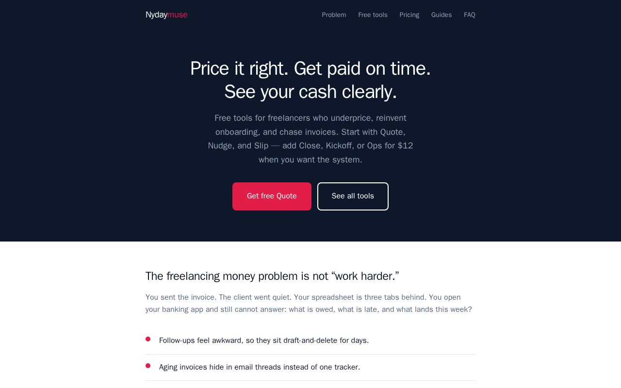 Preview of Freelance Ops SEO funnel → Gumroad