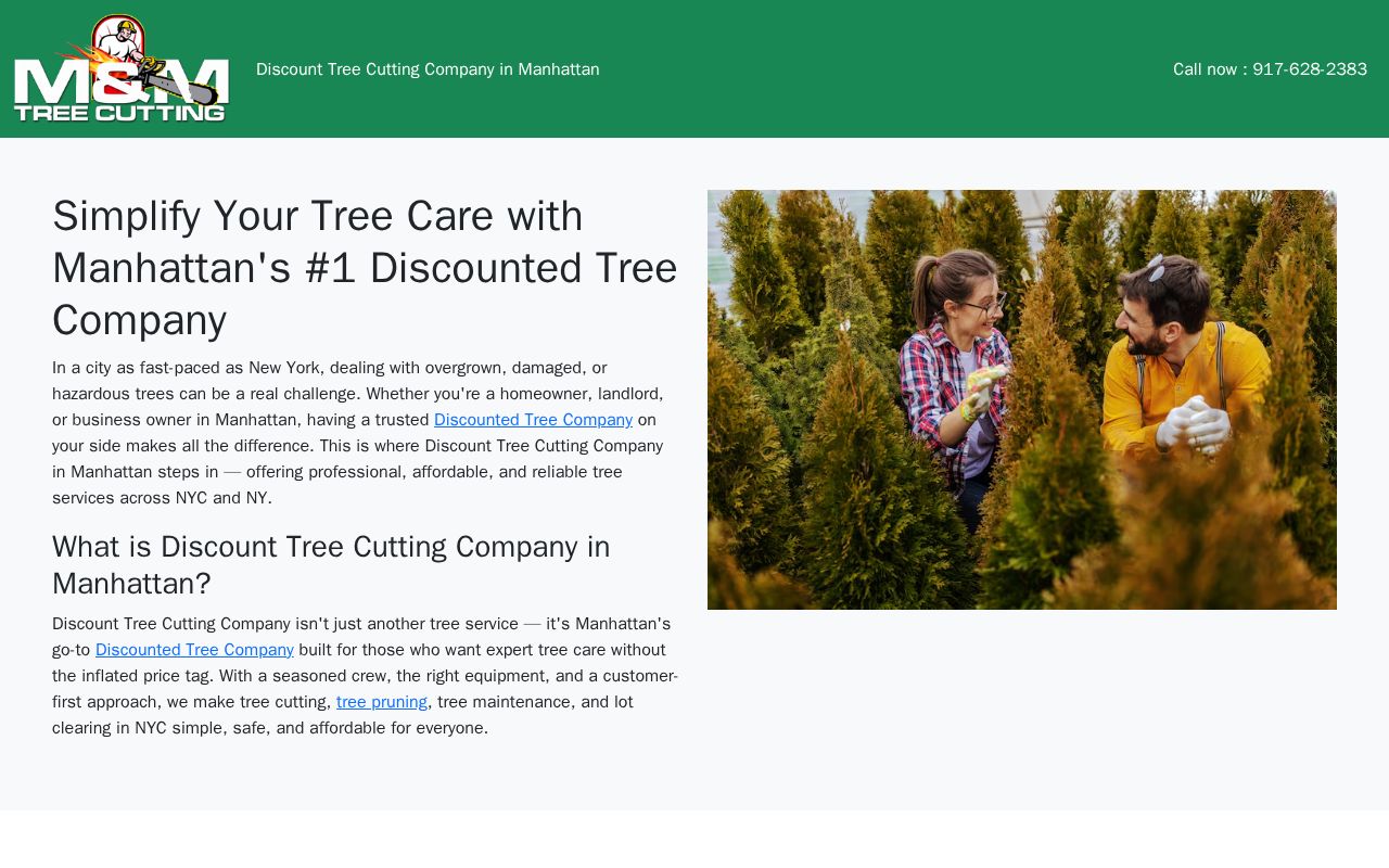 Preview of Simplifyyourtreecarewithmanhattansdiscountedtreecompany