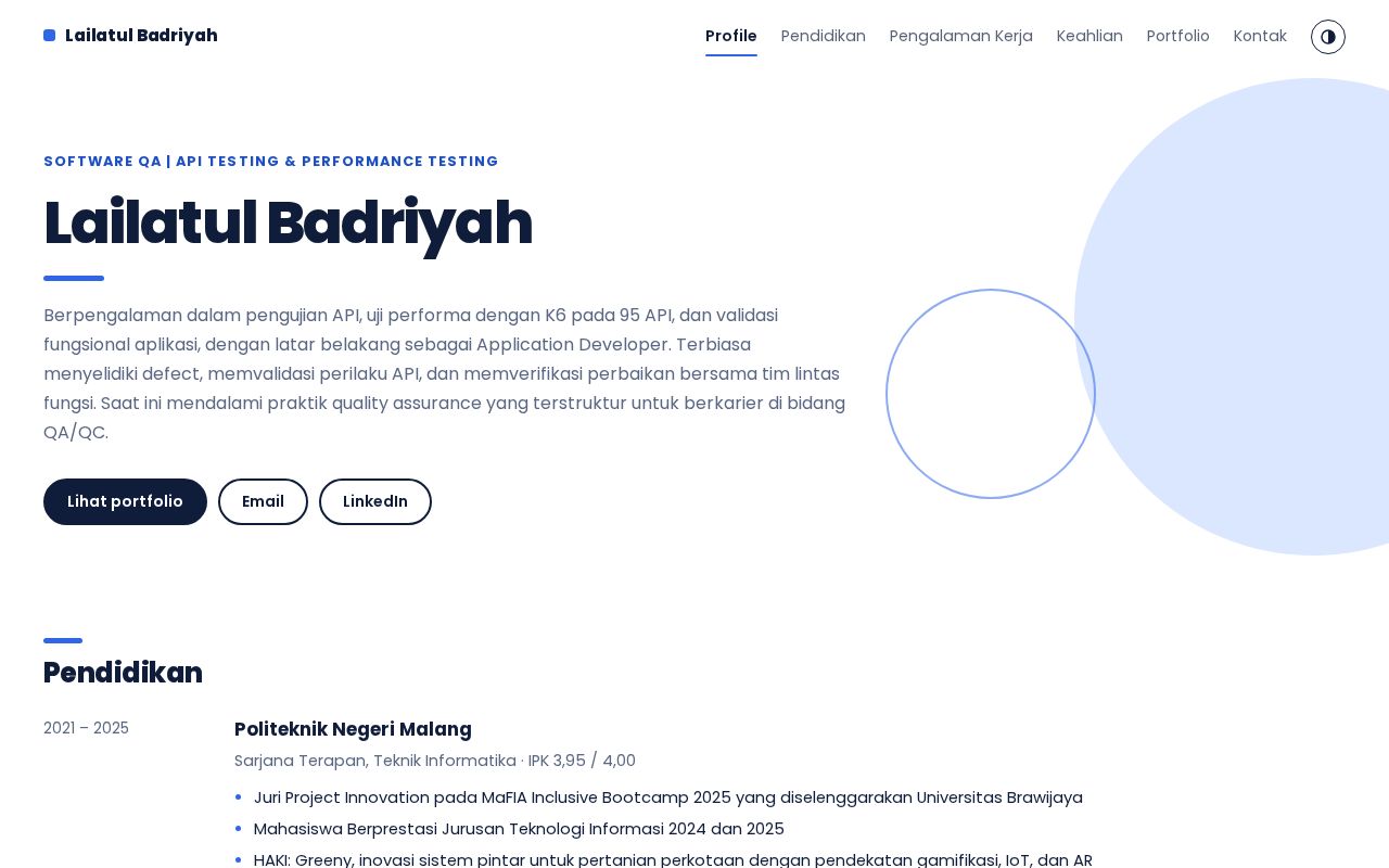 Preview of Qa Portfolio
