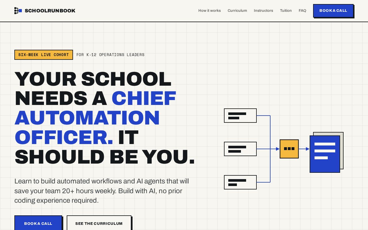 Preview of Schoolrunbook