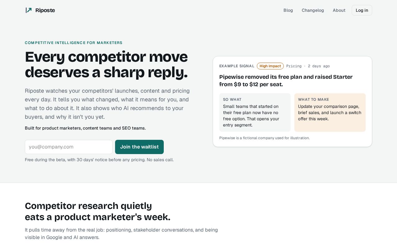 Preview of Riposte