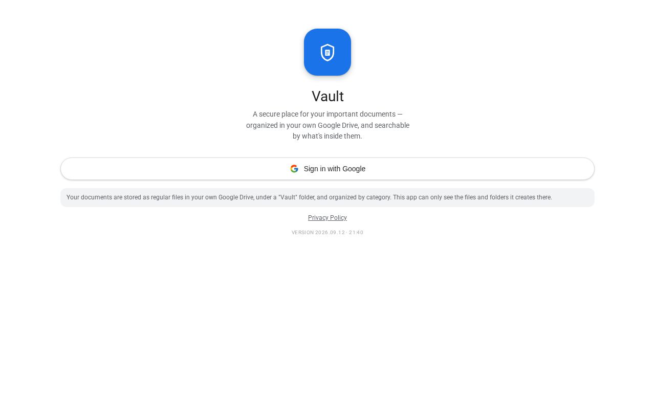 Preview of Vault
