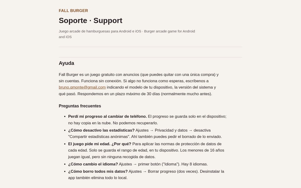 Preview of Fallburger