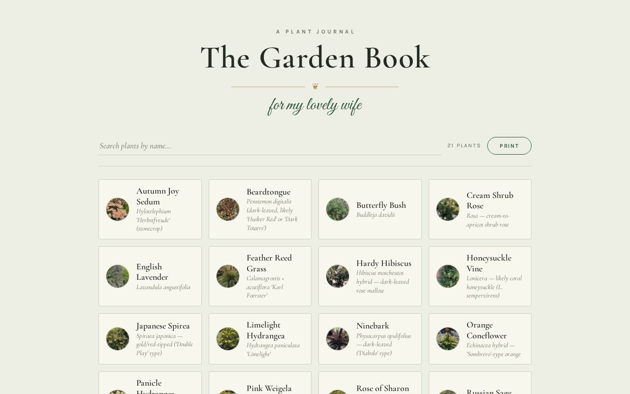 Preview of Gardenbook