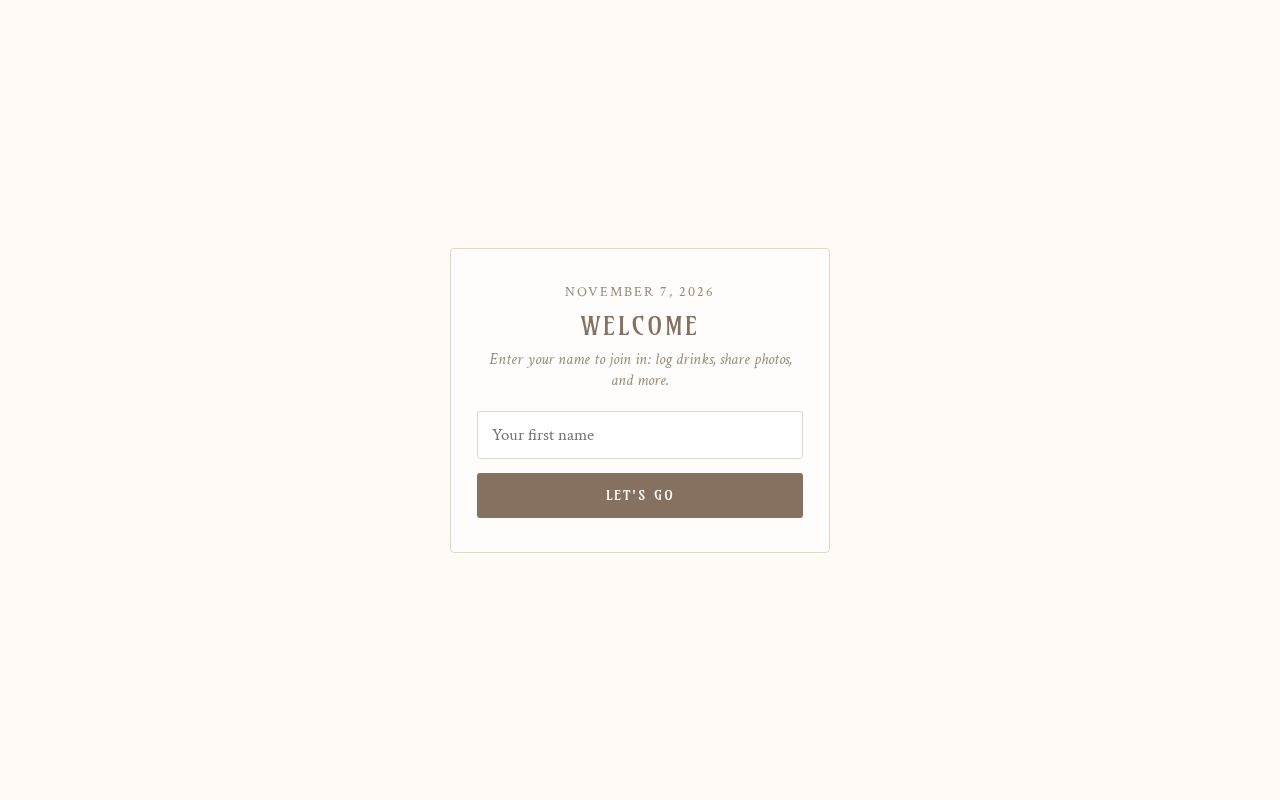 Preview of Wedding App