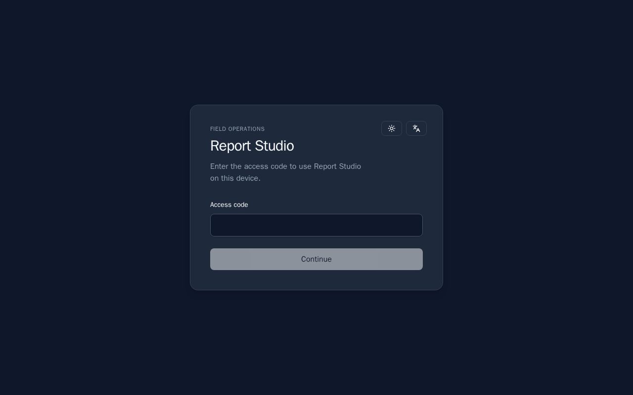 Preview of Report Studio