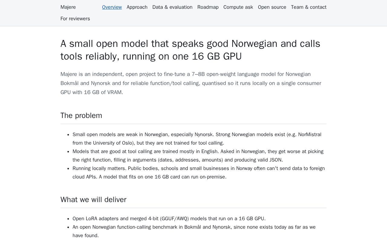 Preview of Norwegian LLMs with reliable tool calling