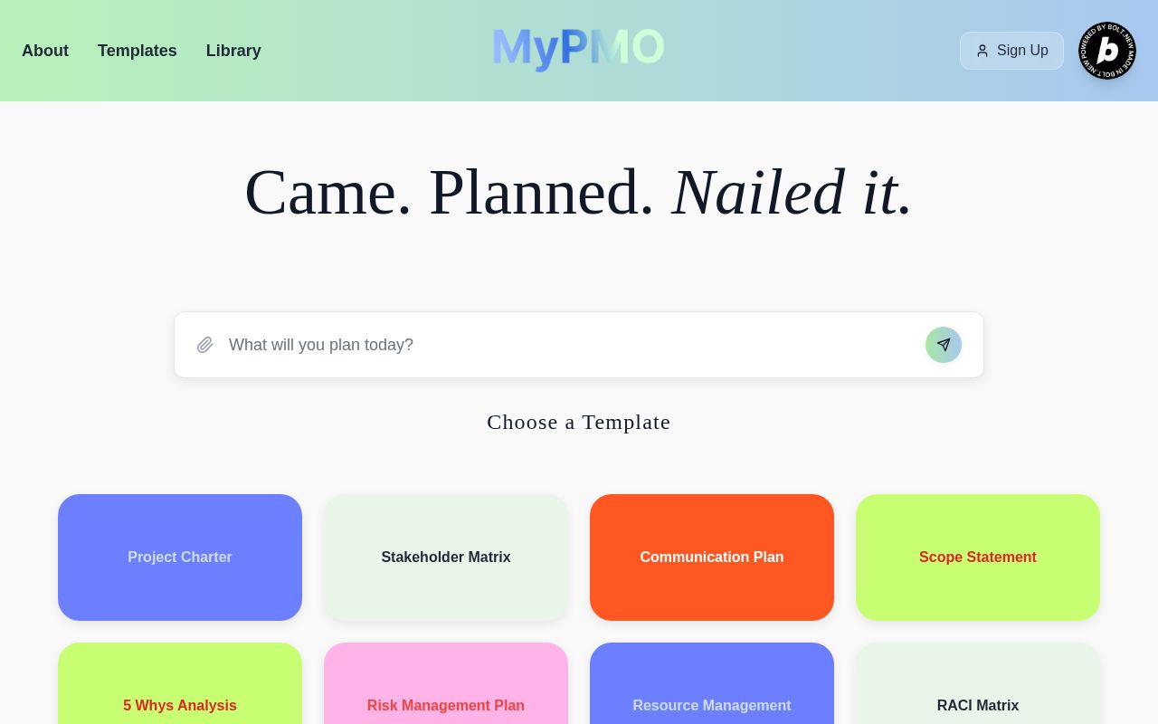 Preview of MyPmo