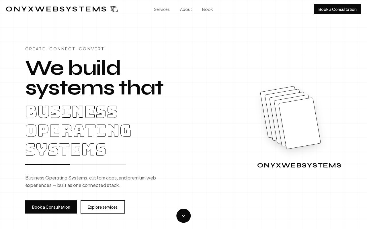 Preview of Onyxwebsystems Website