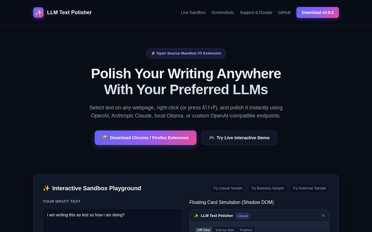 Preview of Ai Polish Text