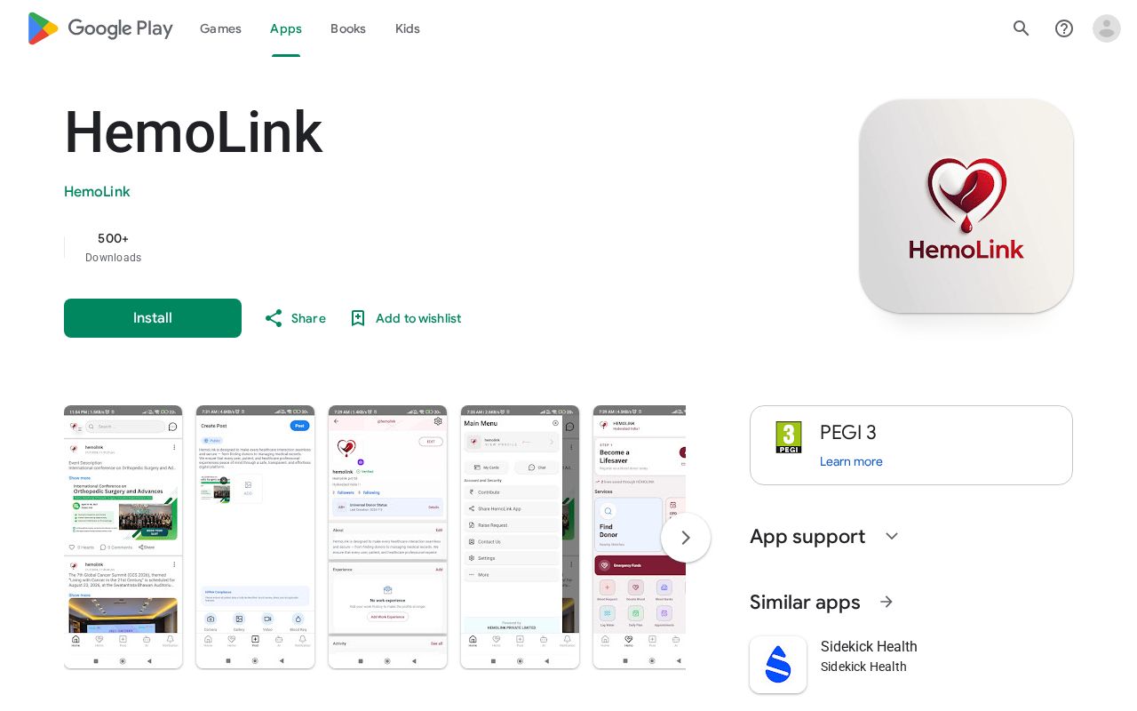 Preview of HemoLink