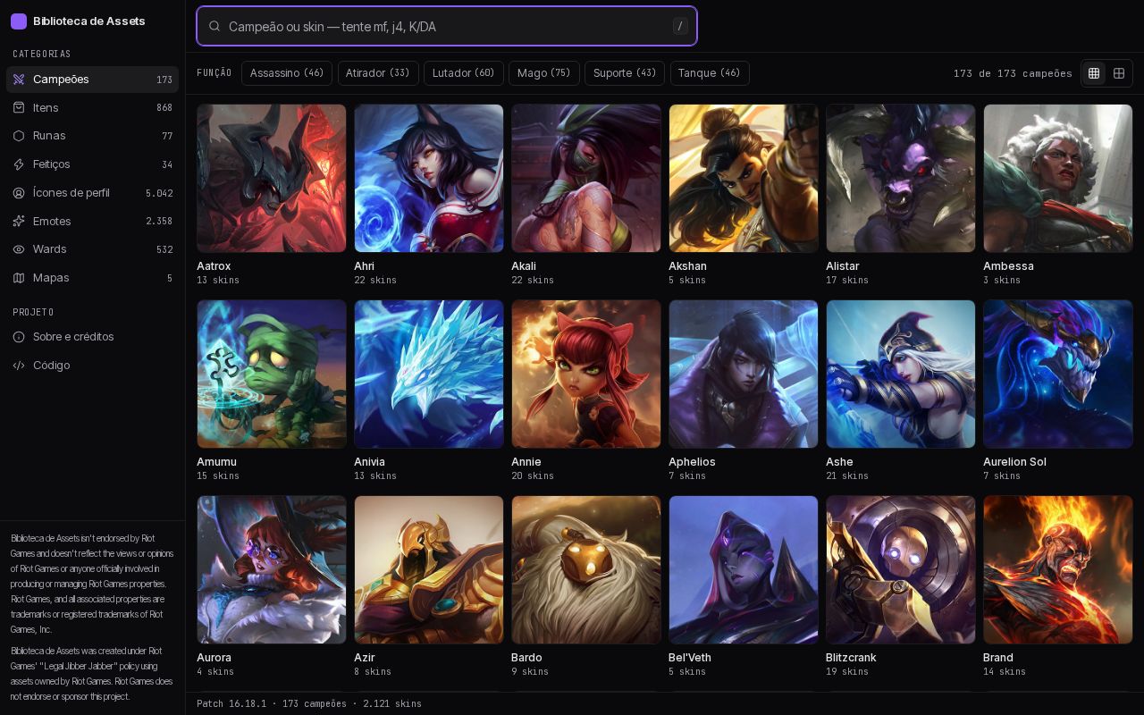 Preview of Lol Assets