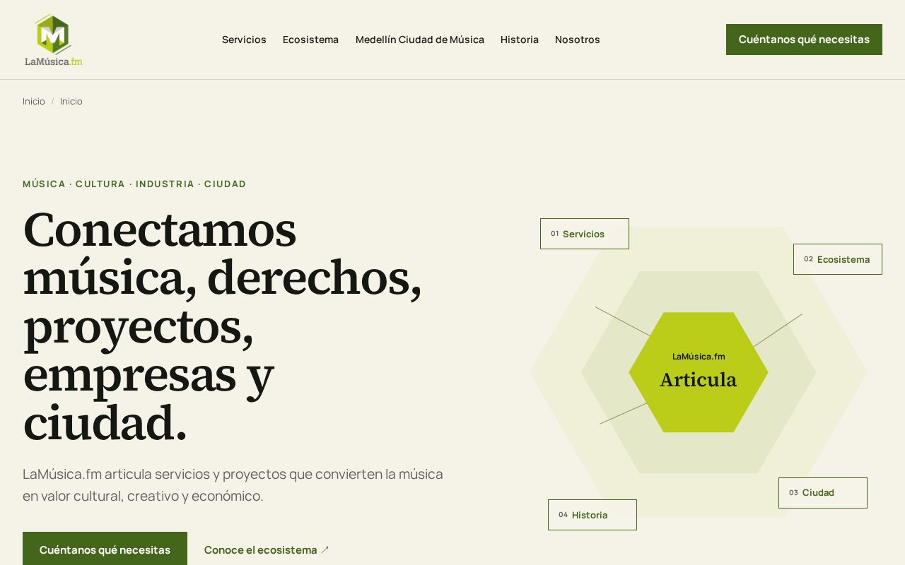 Preview of La Musica Fm Site New