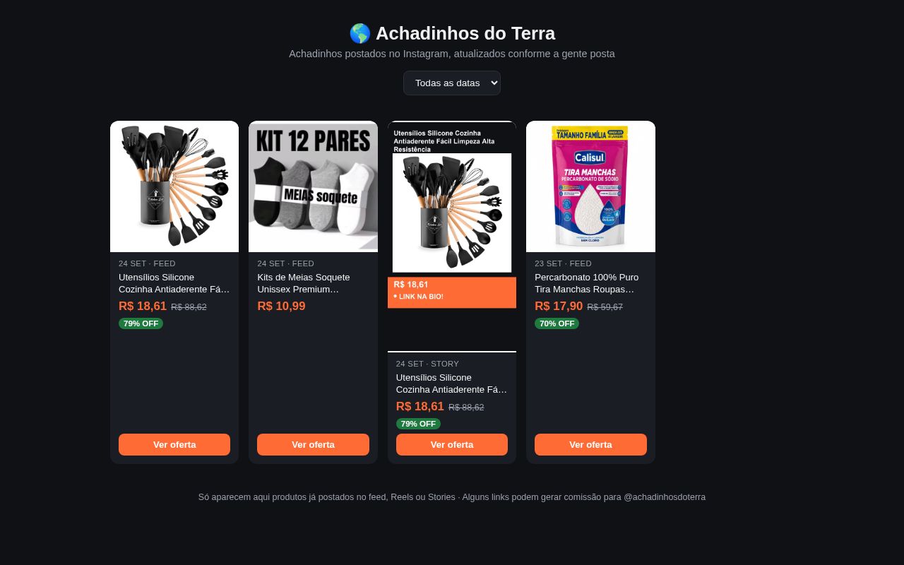 Preview of Achadinhosdoterra Github Io