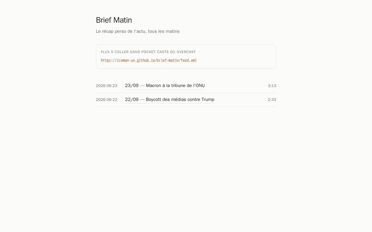 Preview of Brief Matin