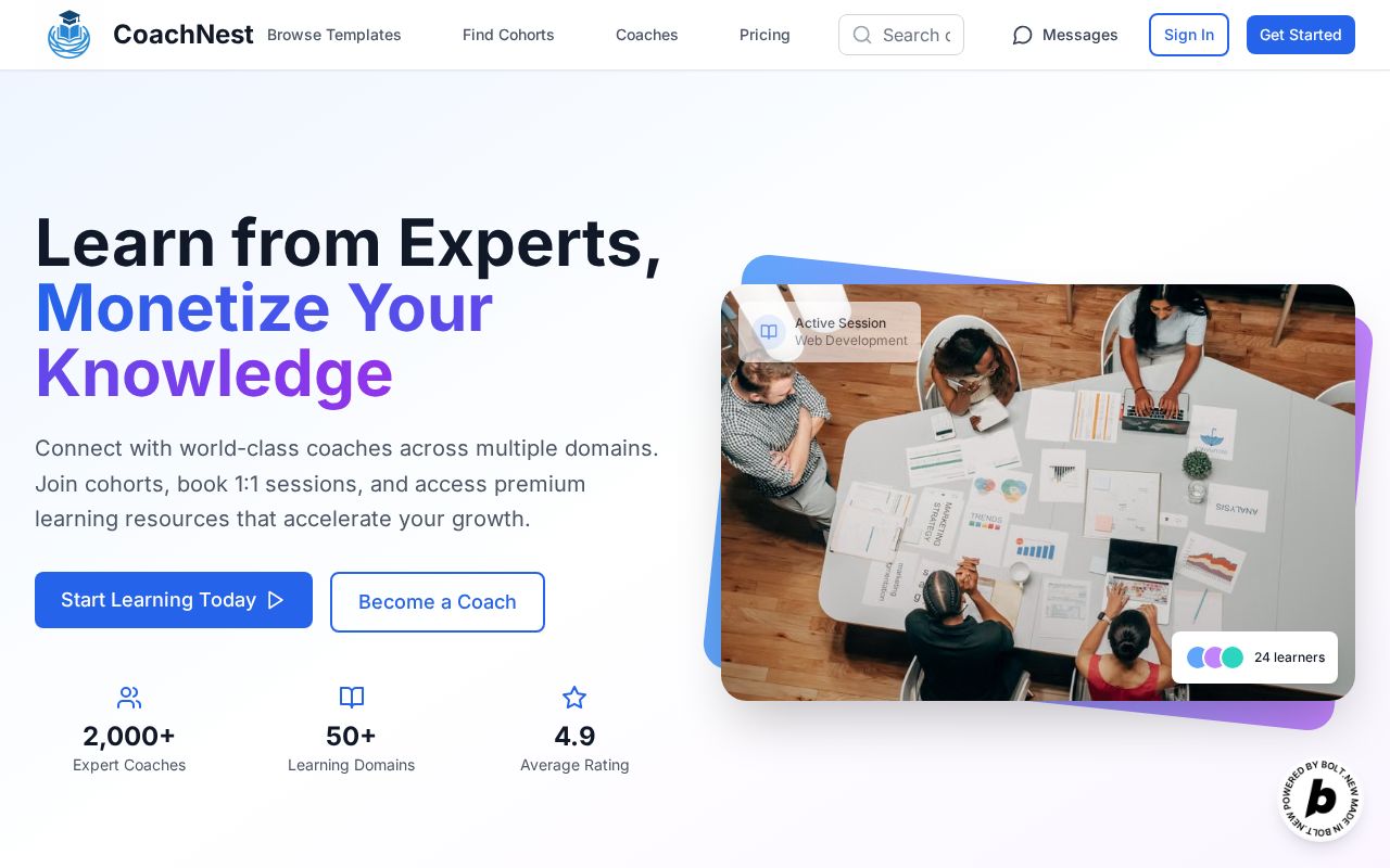 Preview of CoachNest