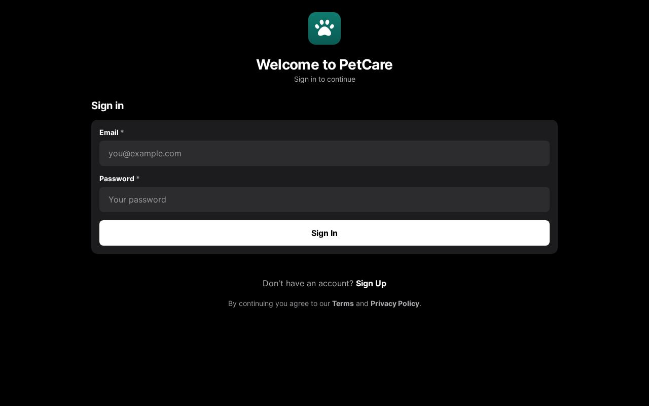 Preview of PetCare