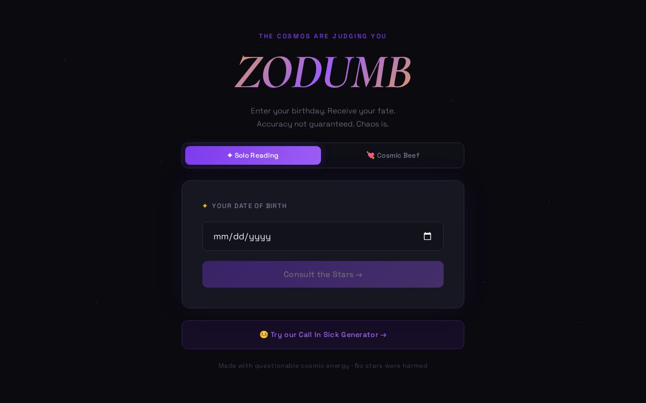 Preview of Zodumb