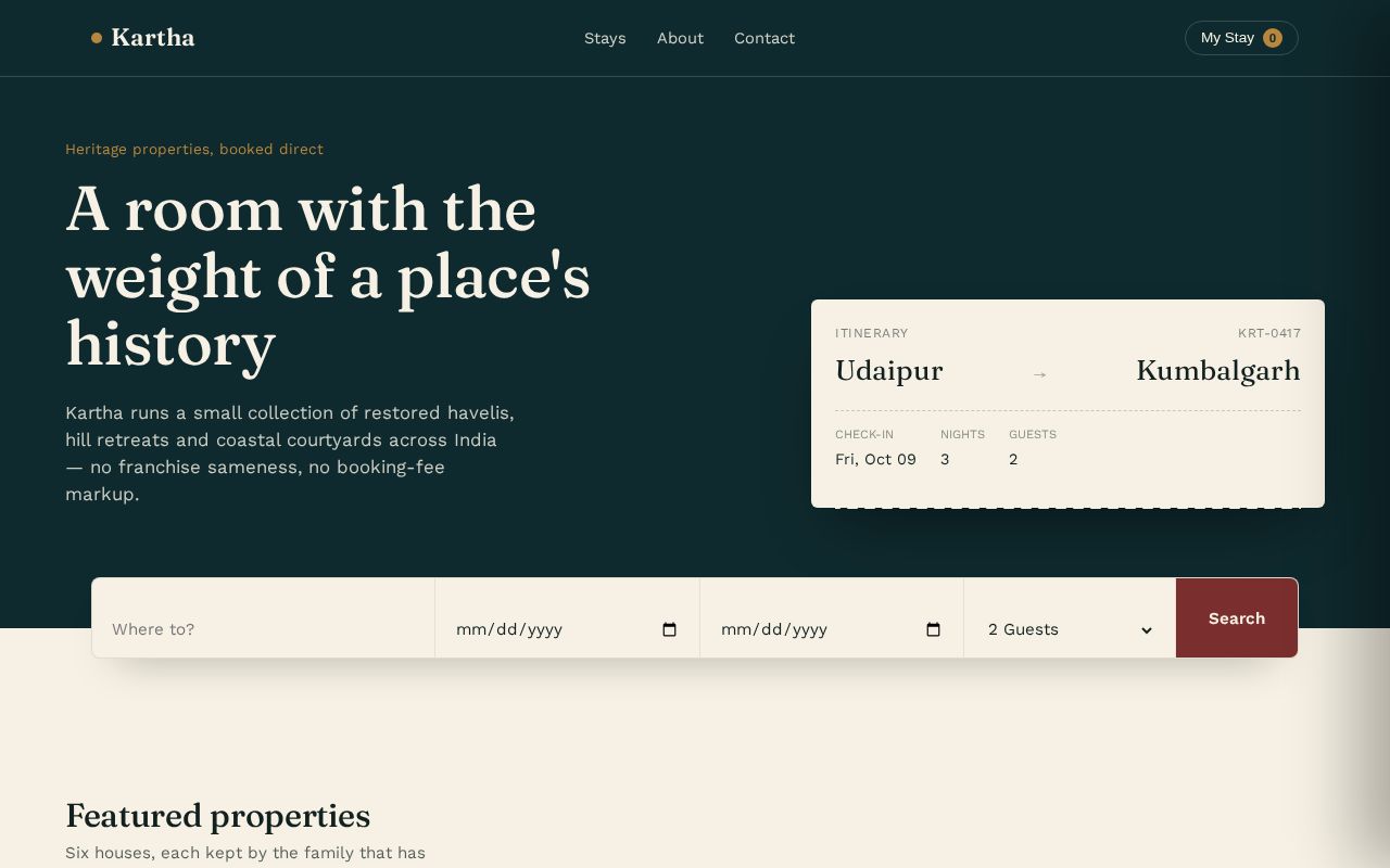 Preview of Kartha Hotel