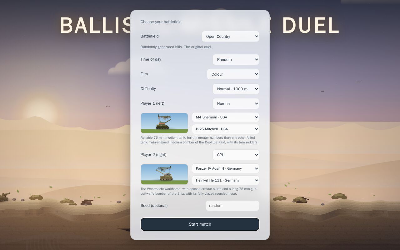 Preview of Ballistic Missile Duel
