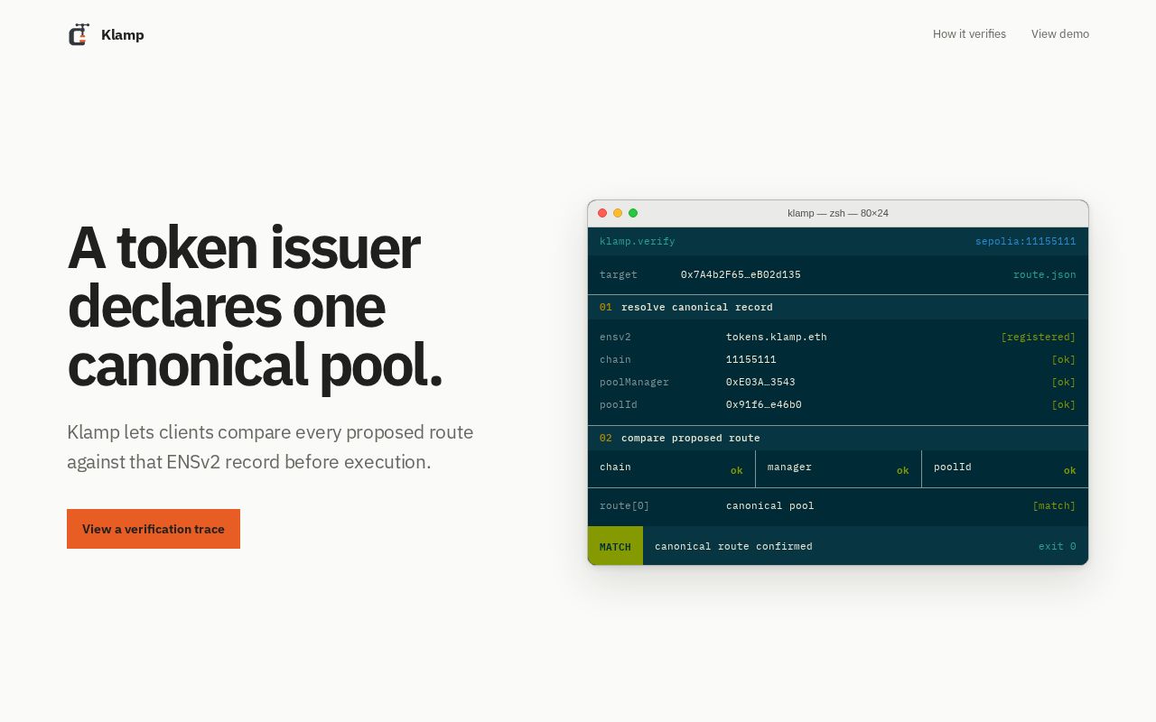 Preview of Klamp