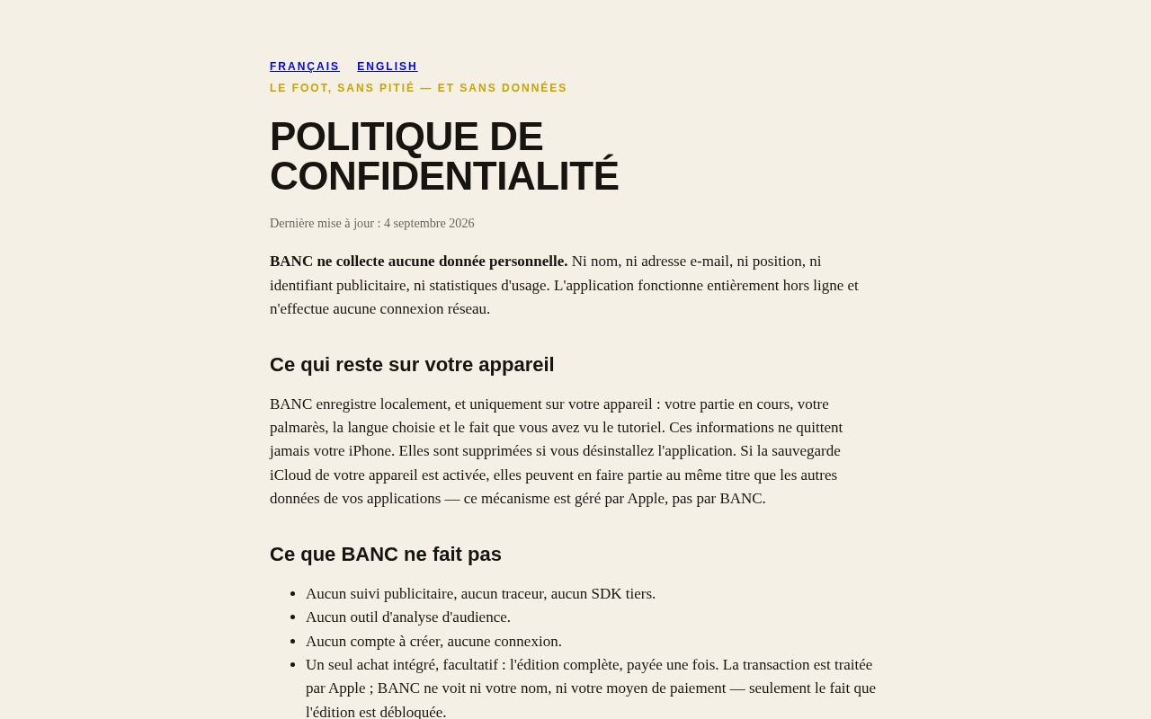 Preview of Banc Site