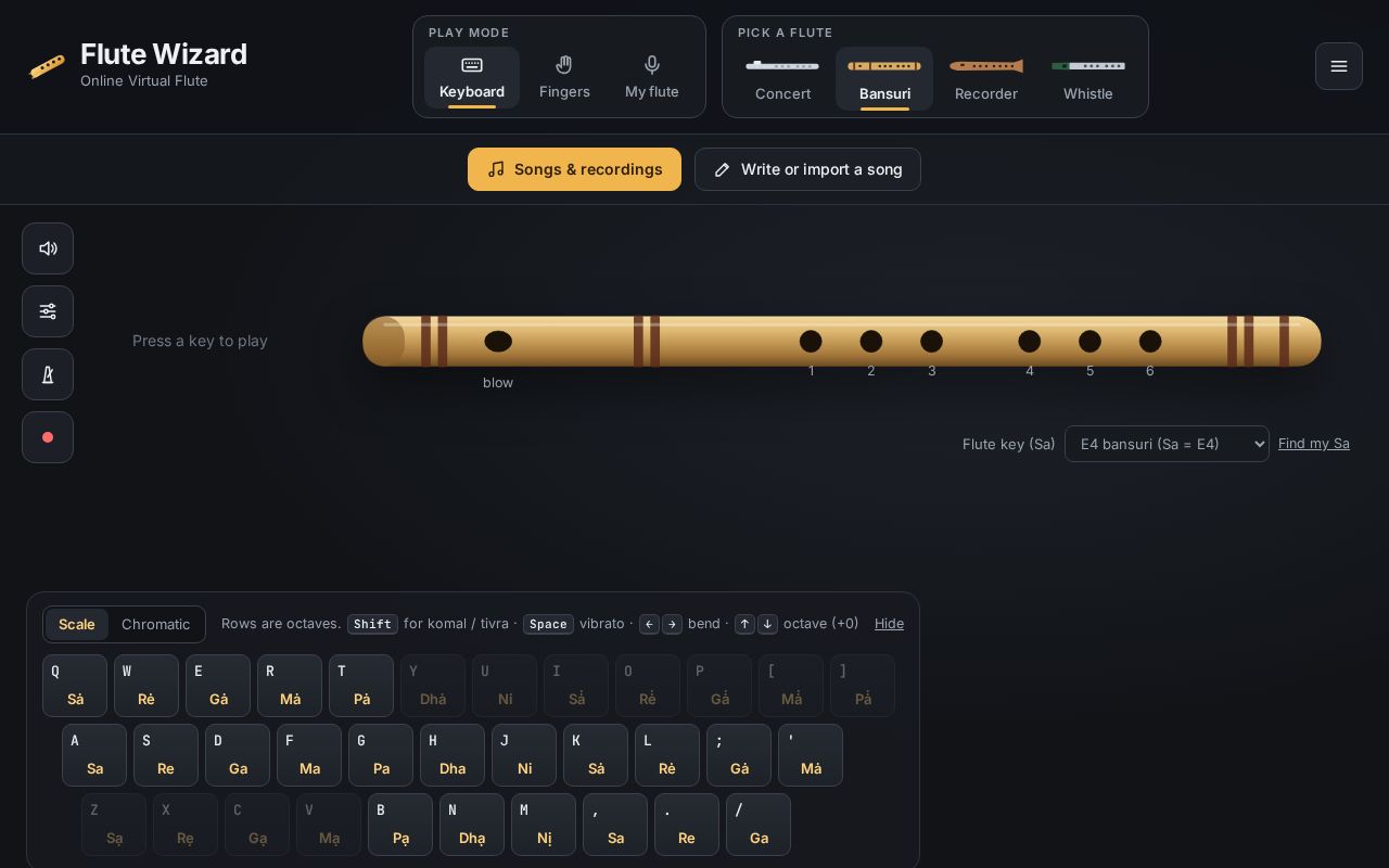 Preview of Flutewizard