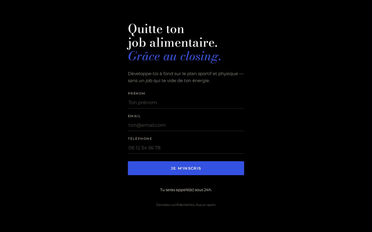 Preview of Closing Sportifs Optin