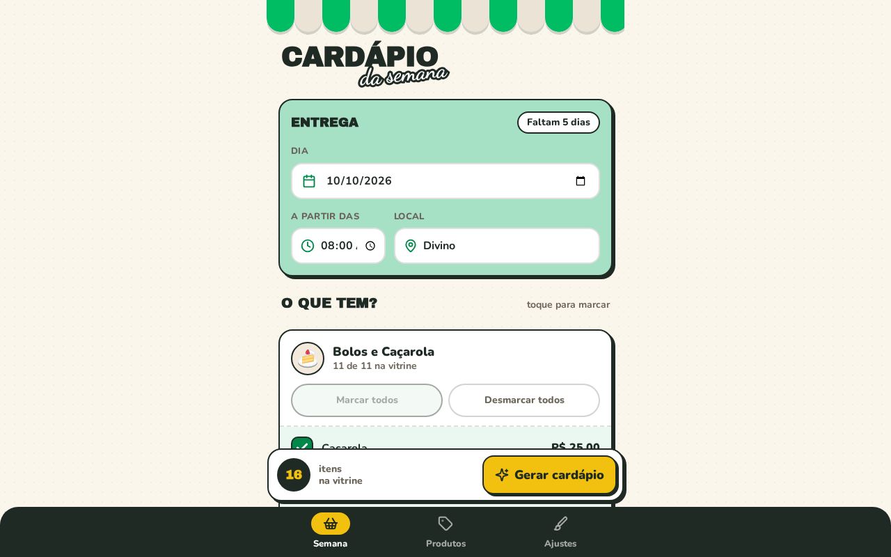 Preview of Gerador De Cardapio